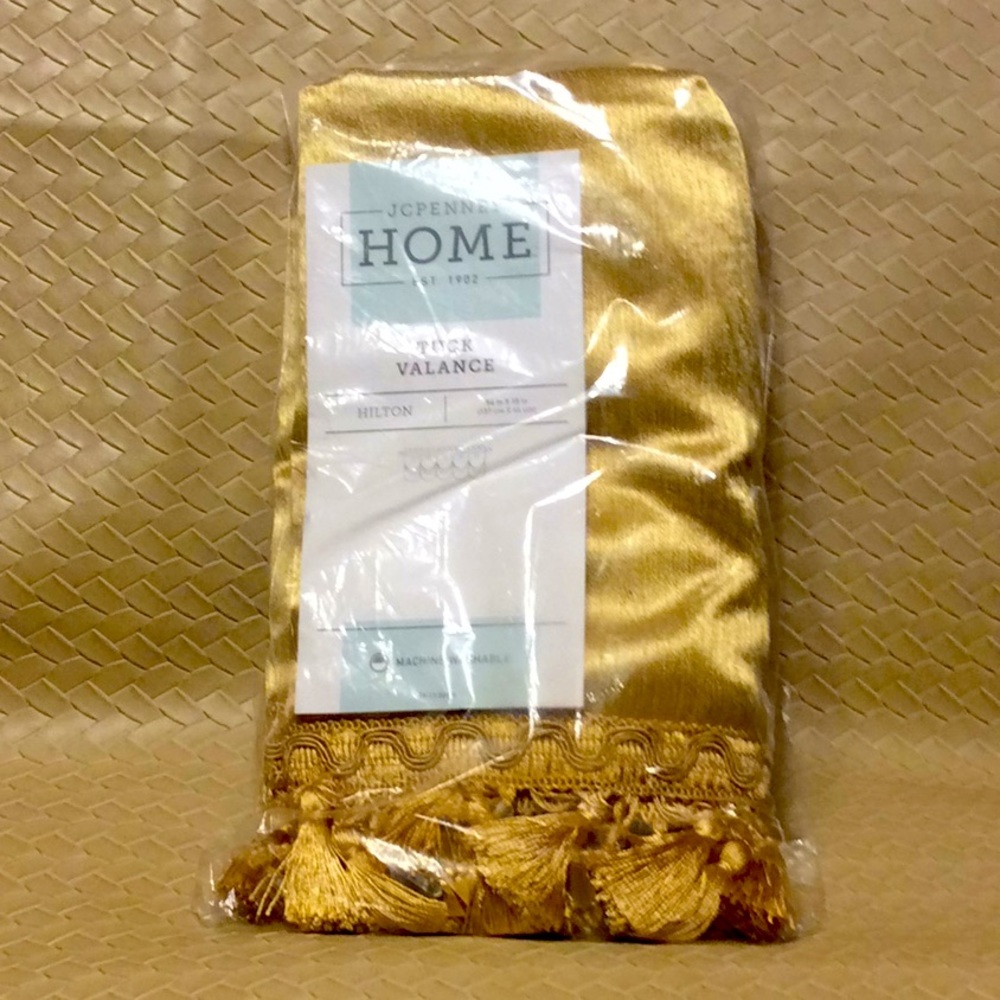 JCPenney Home Hilton Tuck Valance.